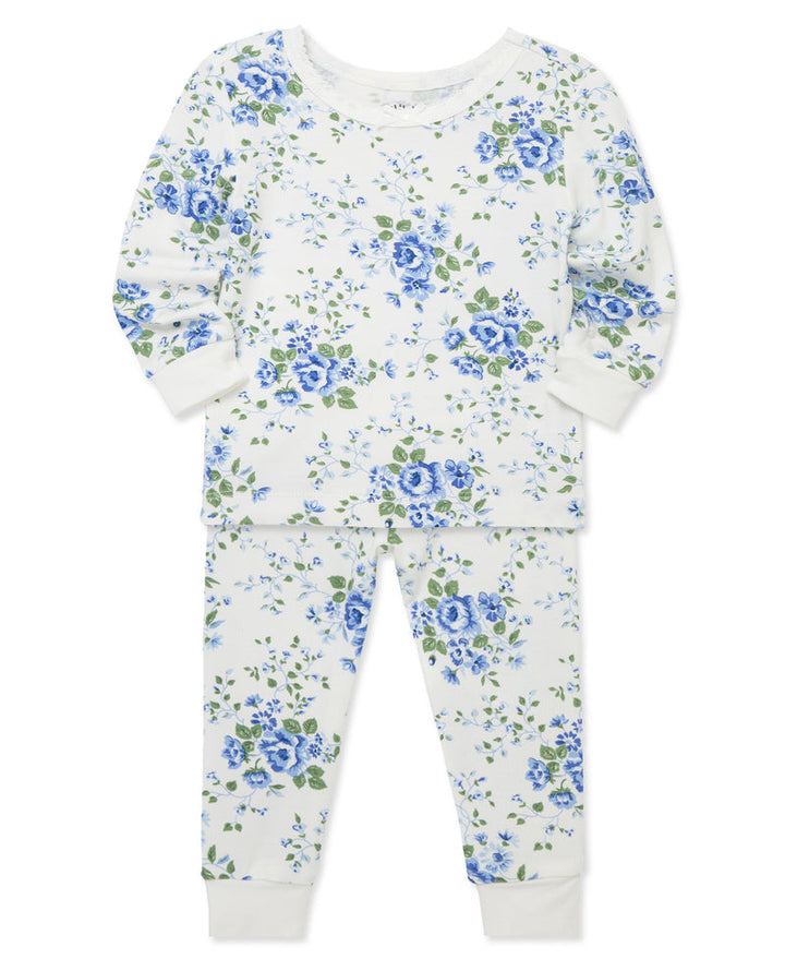 LITTLE ME NIÑO PIJAMA BAMBOO TOILE BLUE 4PCS