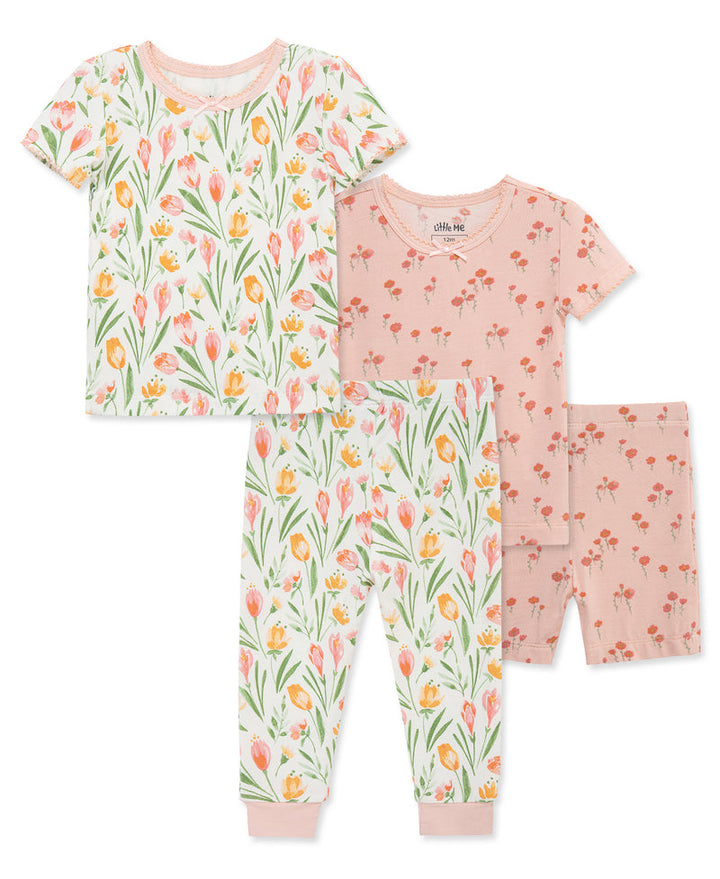 LITTLE ME NIÑA PIJAMA TULIP PINK