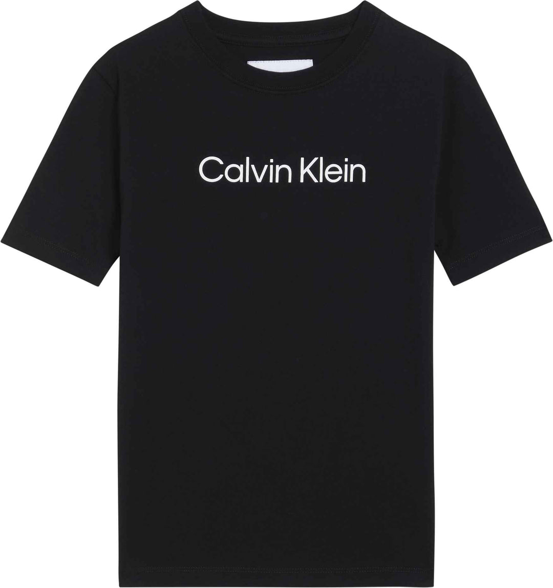 Calvin Klein Tshirt Inst. Logo M/C Black para Niño