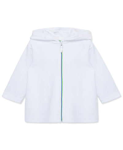 LITTLE ME NIÑO BATA TOALLA SWIM ROBE WHITE