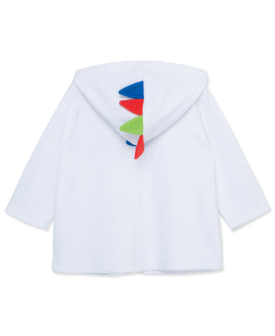 LITTLE ME NIÑO BATA TOALLA SWIM ROBE WHITE