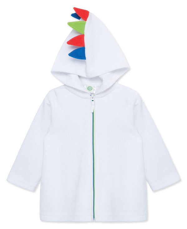 LITTLE ME NIÑO BATA TOALLA SWIM ROBE WHITE