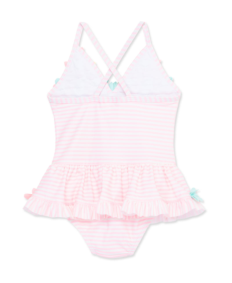 LITTLE ME NIÑA VESTIDO DE BAÑO 3D MULTI PINK