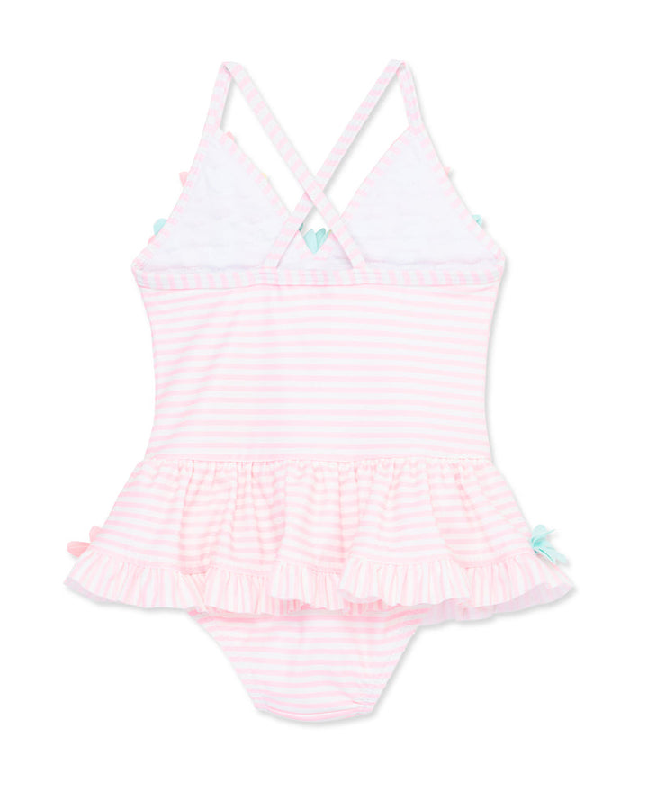 LITTLE ME NIÑA VESTIDO DE BAÑO 3D MULTI PINK