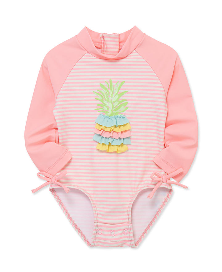 LITTLE ME NIÑA VESTIDO DE BAÑO PINEAPPLE PINK