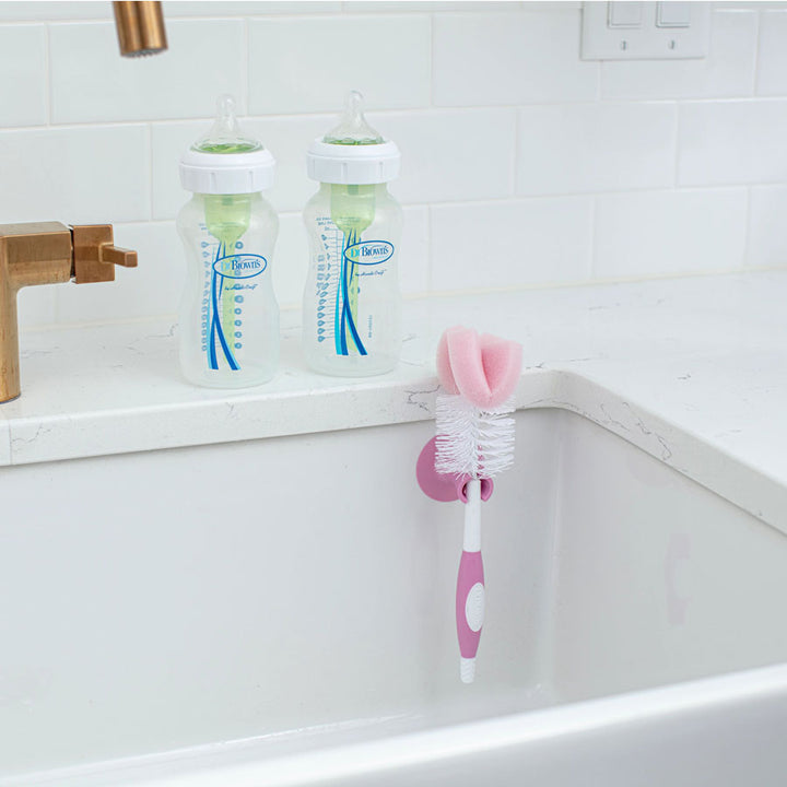 DR BROWN CEPILLO BIBERON ROSADO