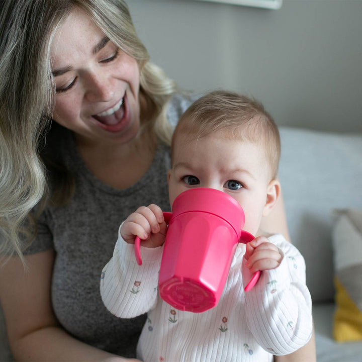 DR. BROWN VASO CON ASAS 7OZ/200ML (ROSADO)