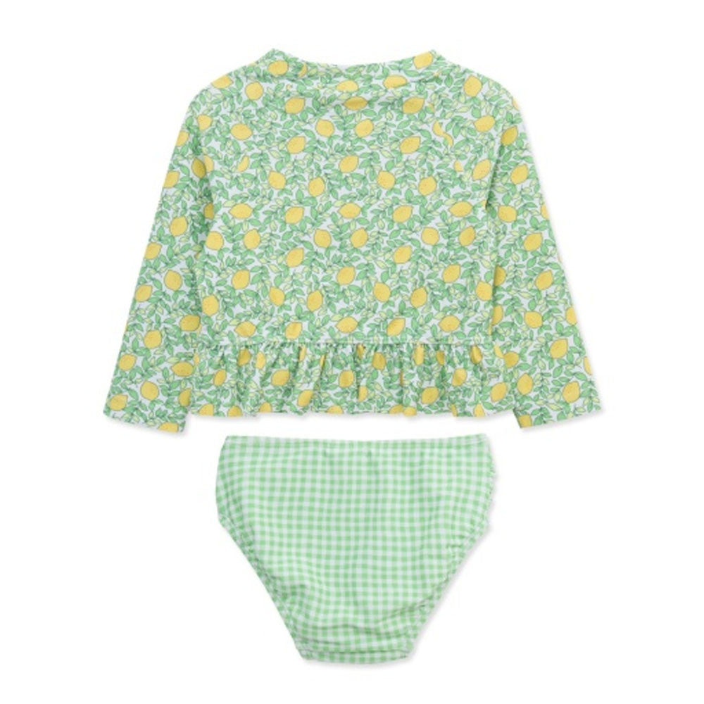 LITTLE ME NIÑA VESTIDO DE BAÑO LEMON 2PCS GREEN