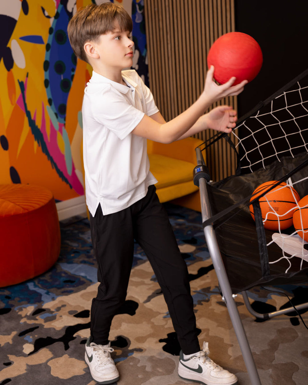 MEMOI NIÑO POLO SHORT SLEEVE WHITE