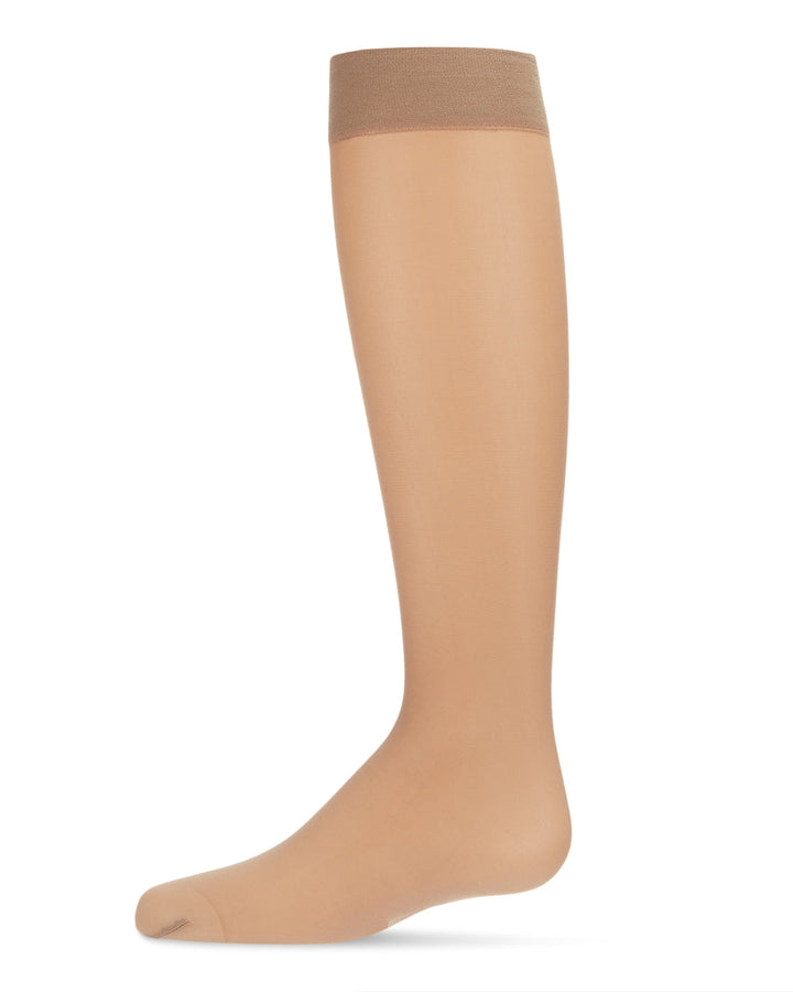 MEMOI NIÑA MEDIAS BASIC SHEER HIGH 30D NUDE