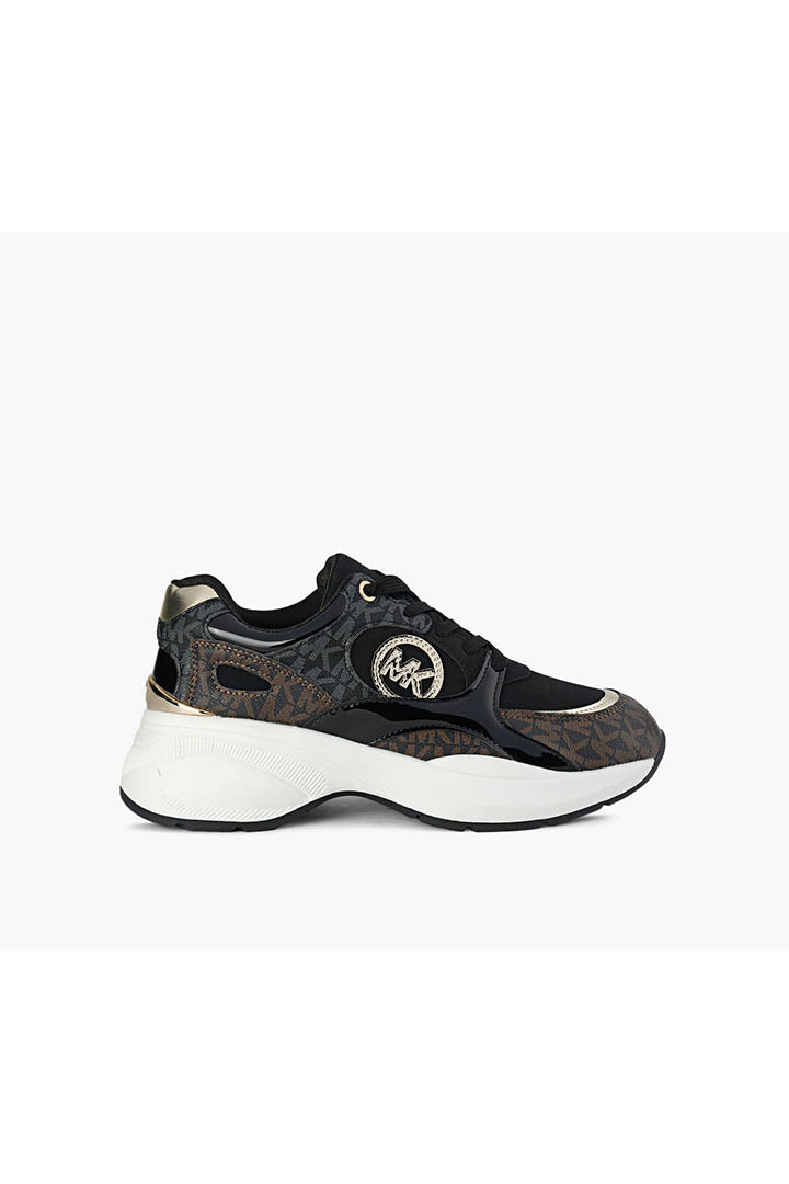 MICHAEL KORS NIÑA ZAPATILLA ZUMA BLACK /BROWN