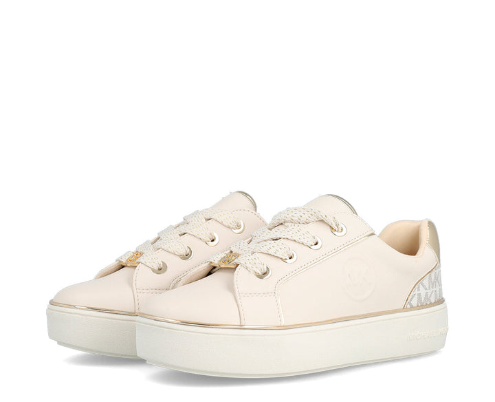 MICHAEL KORS NIÑA ZAPATILLA JORDANA MCCLAIN VANILLA /PALE GOLD