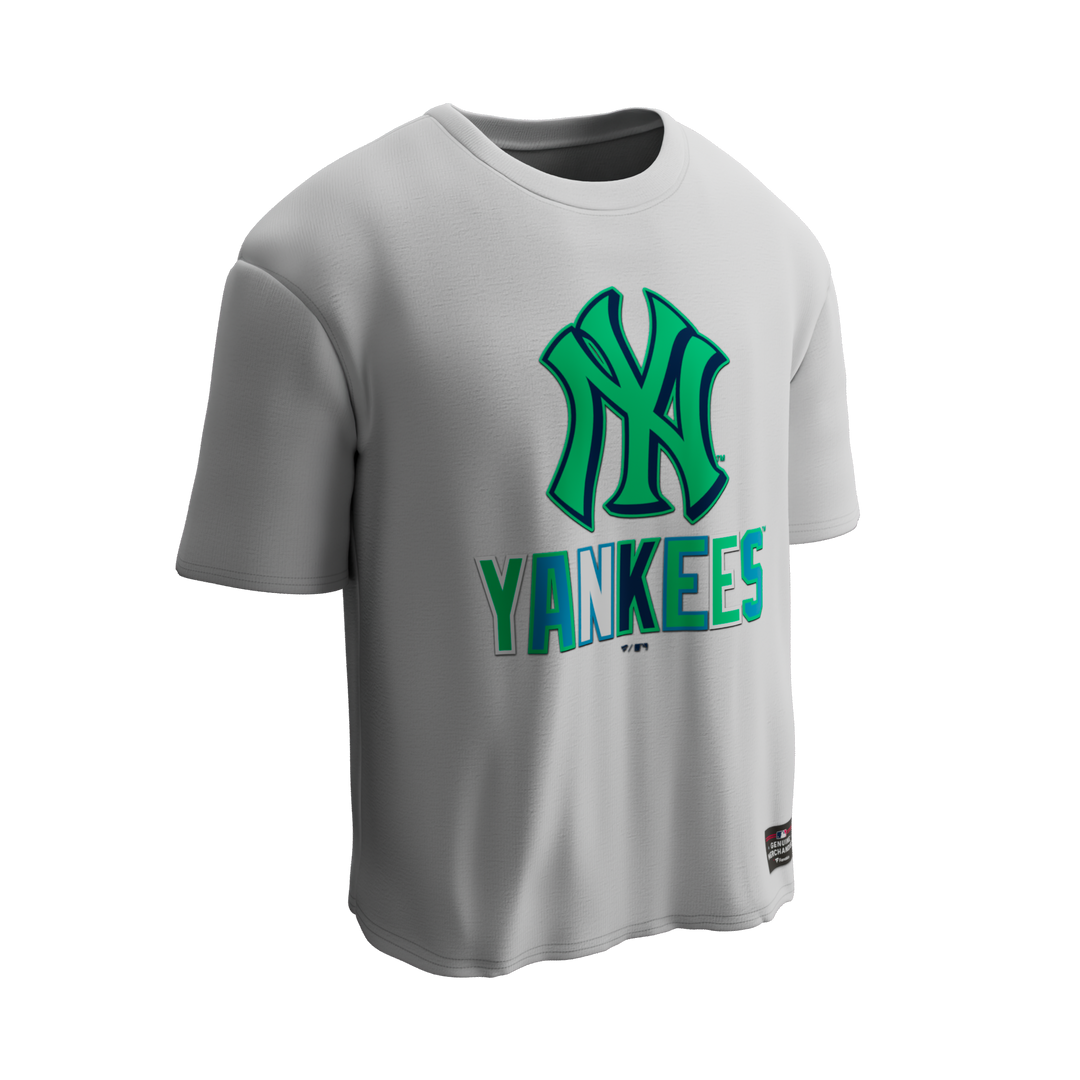 FANATICS NIÑO TSHIRT M/C MLB YANKEES FRONT RUBBER PRINT