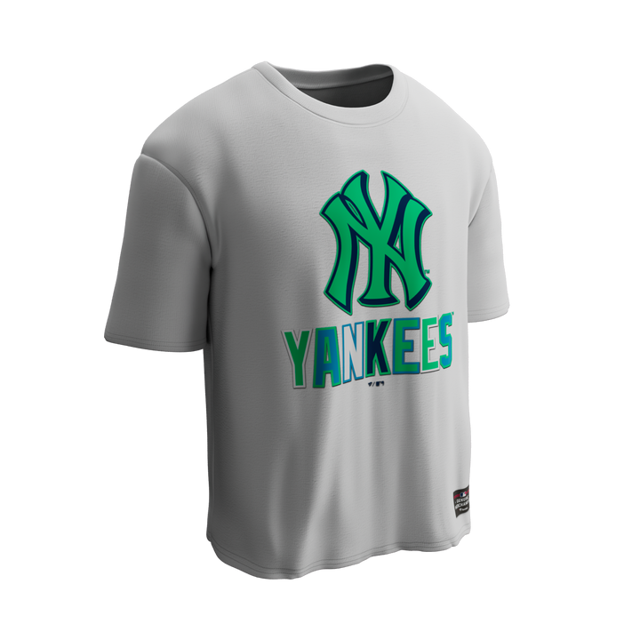 FANATICS NIÑO TSHIRT M/C MLB YANKEES FRONT RUBBER PRINT