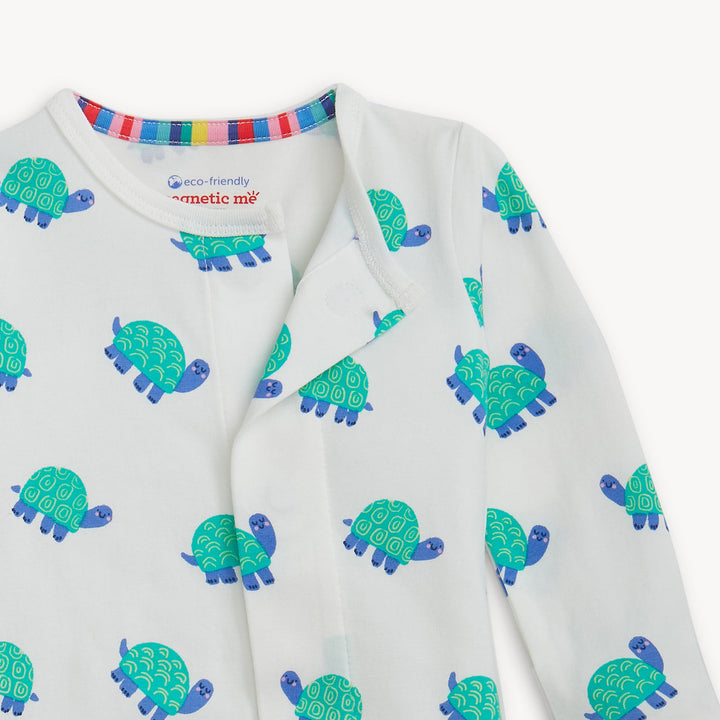 MAGNETIC ME BEBE NIÑO PIJAMA 2 PACK MULTI TURTLE GREEN