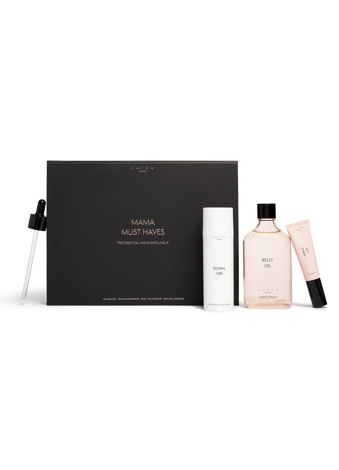 Mama Must-Haves Kit HATCH Collection - vista frontal del set