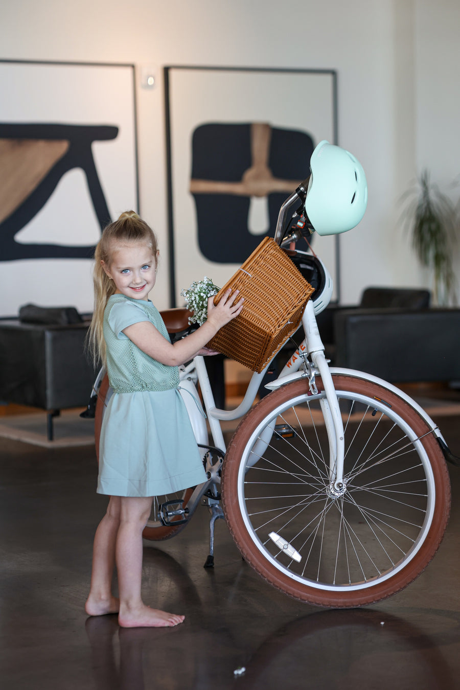 MANIERE NIÑA VESTIDO MESH SPORT SHORT SLEEVE SAGE