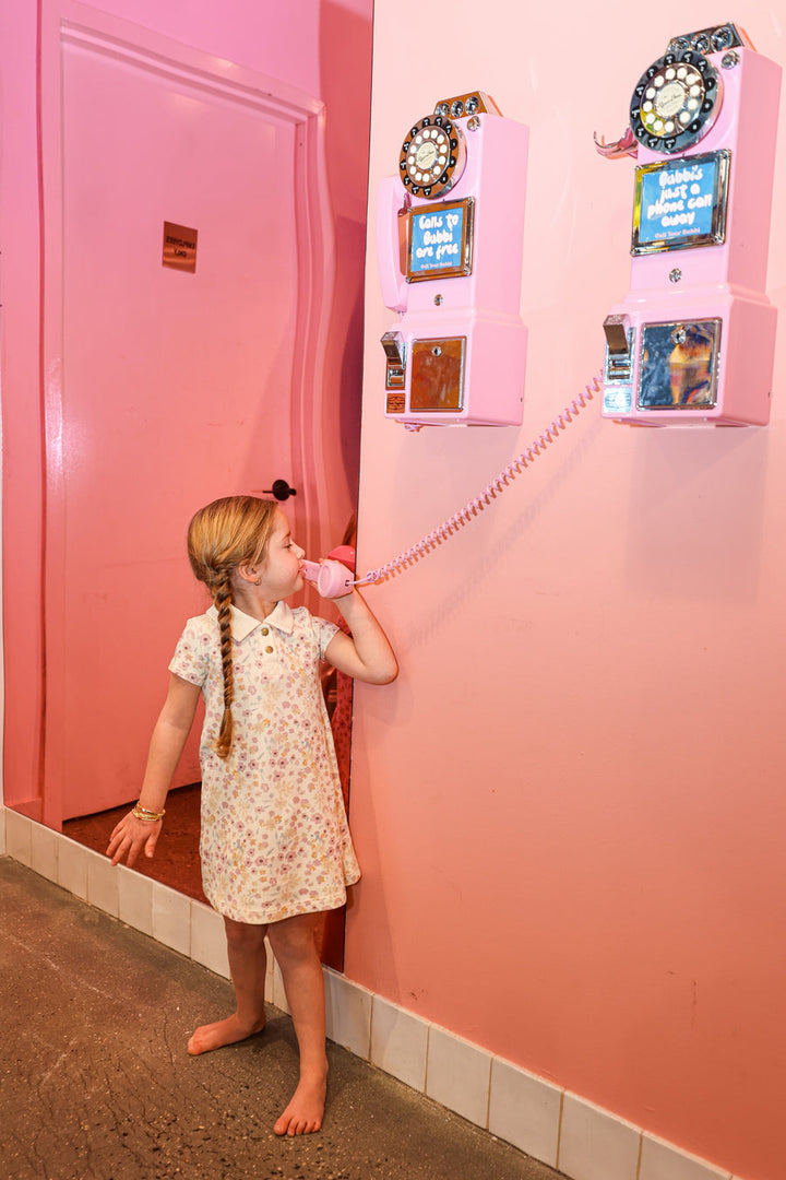 MANIERE NIÑA VESTIDO PRETTY GARDEN BEIGE