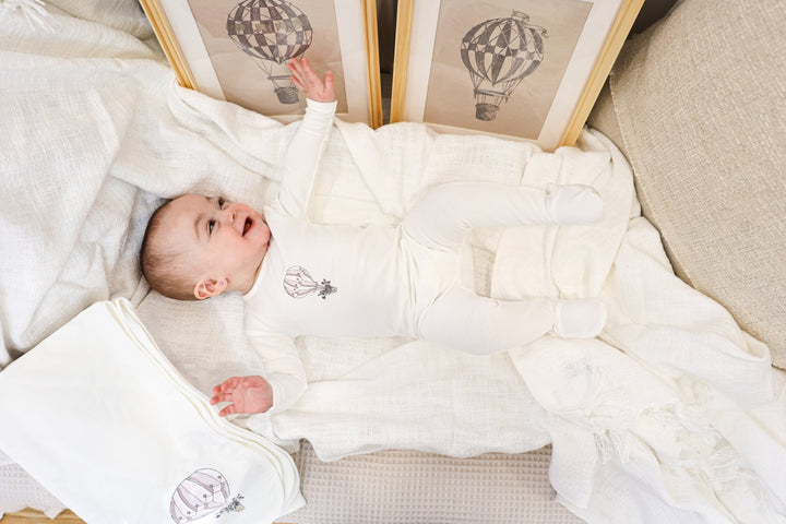 MANIERE BEBE NIÑA PIJAMA AIR BALLOON IVORY