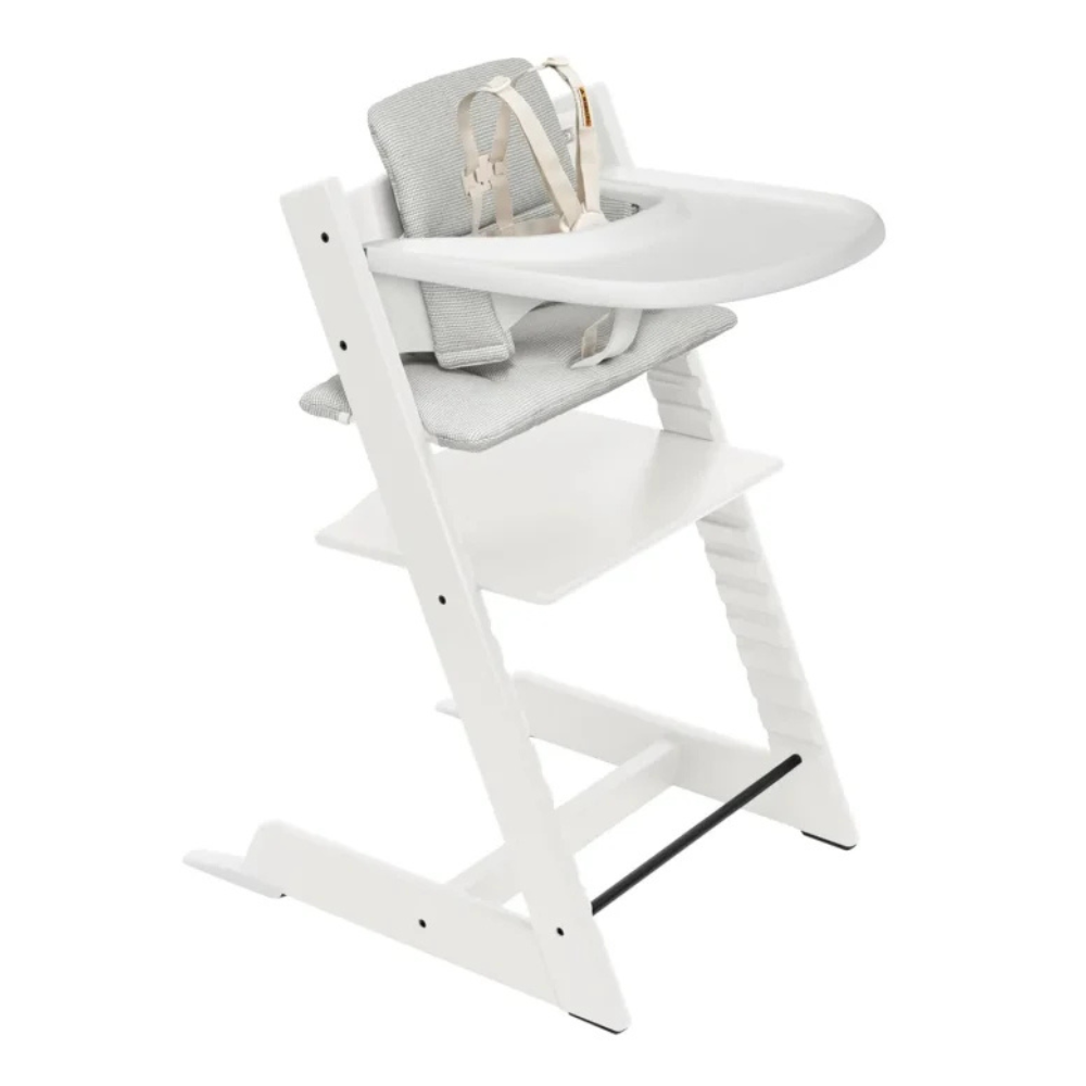 STOKKE SILLA DE COMER TRIPP TRAPP HIGH CUSHION AND TRAY WHITE/NORDIC GREY