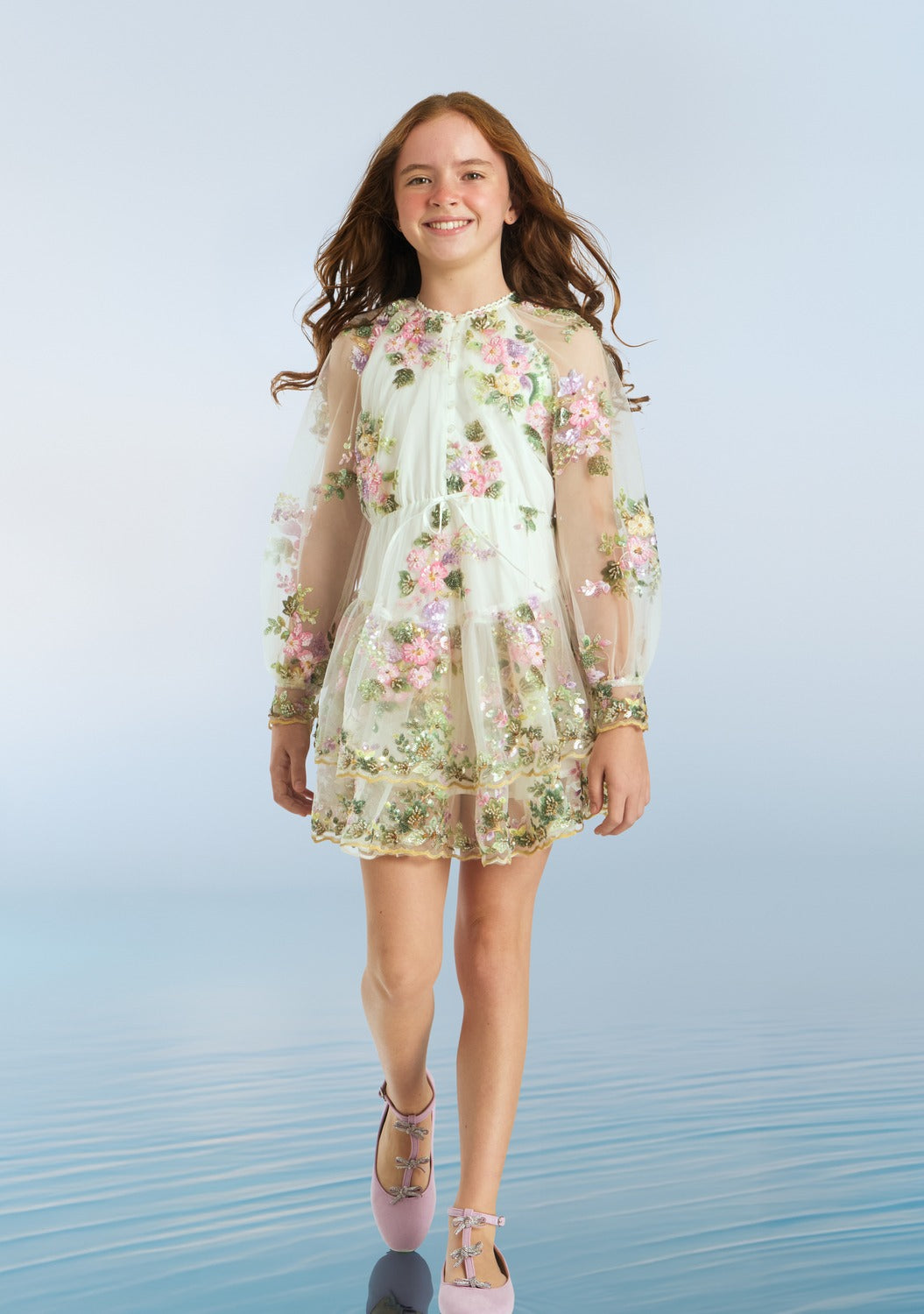 Marlo Vestido Clover Mini Multicolor para Niña