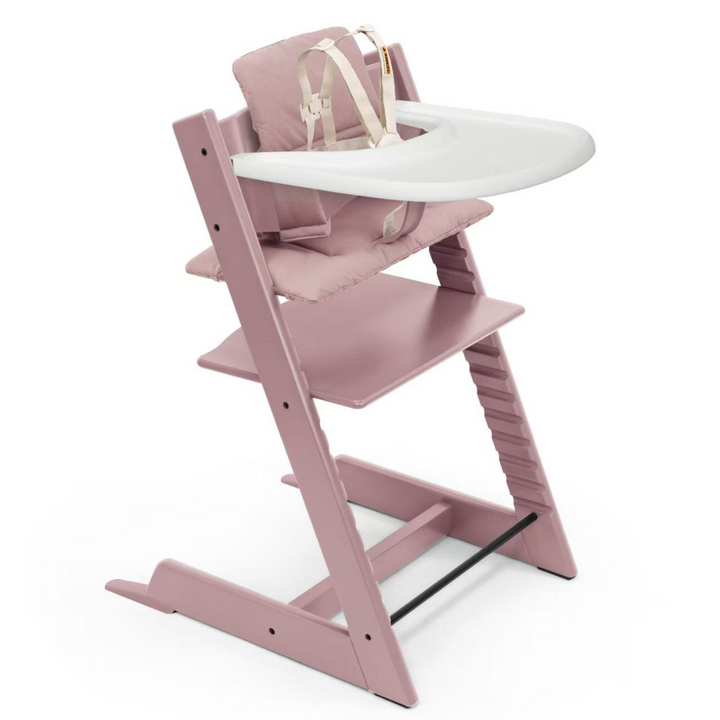 STOKKE SILLA DE COMER TRIPP TRAPP HEATHER MAUVE W CUSHION