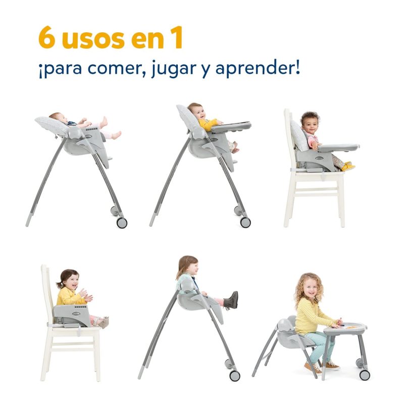 JOIE SILLA DE COMER PARA BEBE 6 EN 1 ARCTIC