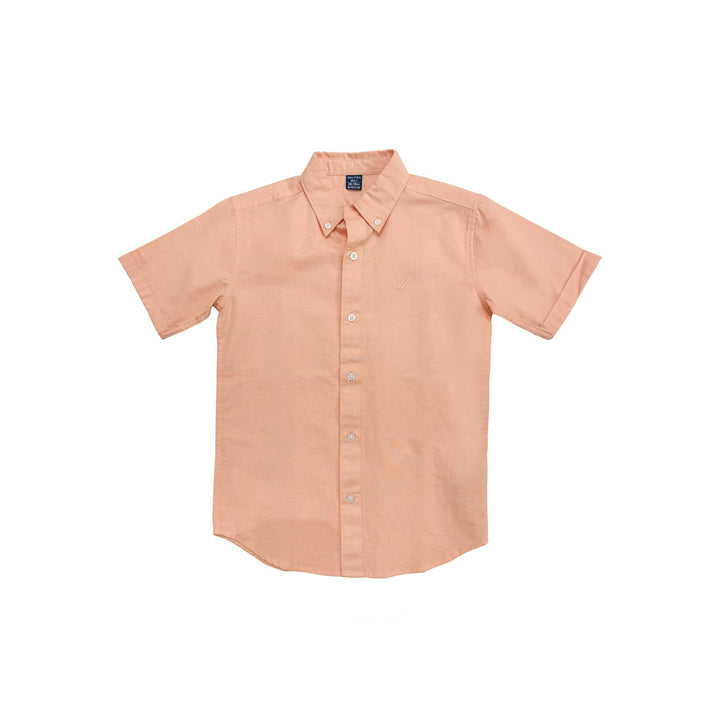 Nautica Camisa Bamboo Linen/Sand para Niño