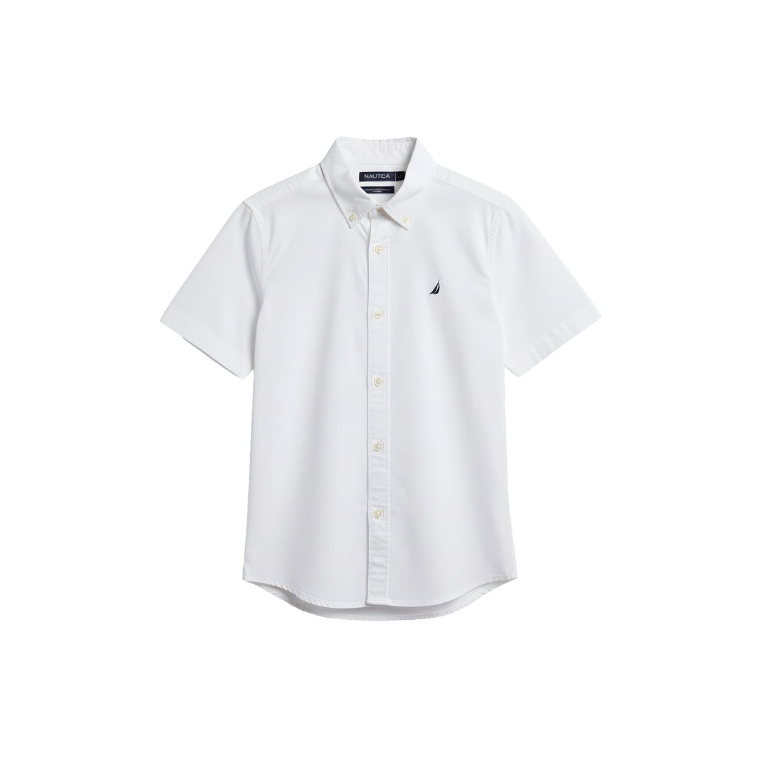Nautica Camisa Manga Corta White para Niño
