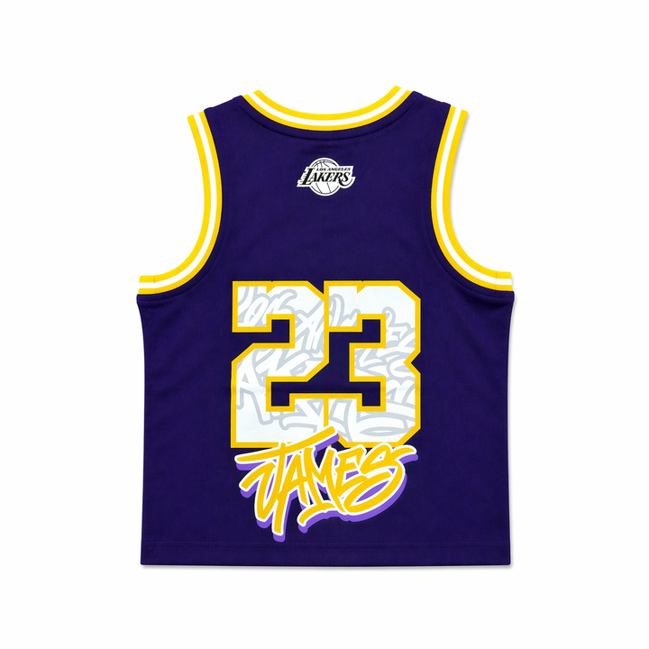 FANATICS NIÑO CONJ. DE SHORT NBA LAKERS S/M PURPLE