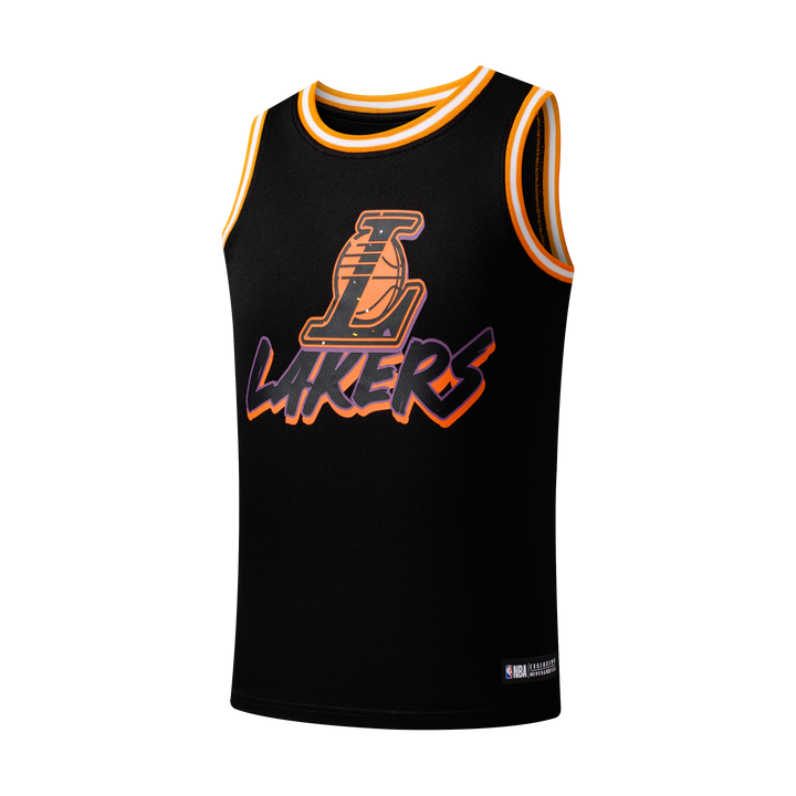 FANATICS NIÑO TSHIRT S/M NBA LAKERS LEBRON BOUNCE PARTY
