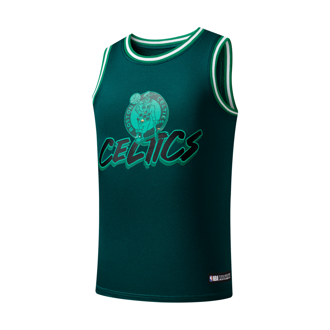 FANATICS NIÑO TSHIRT S/M NBA CELTICS TATUM BOUNCE PARTY