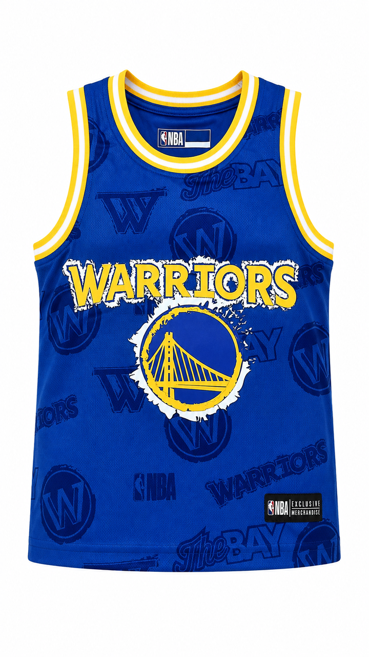 FANATICS NIÑO TSHIRT NBA GOLDEN STATE WARRIORS BLUE