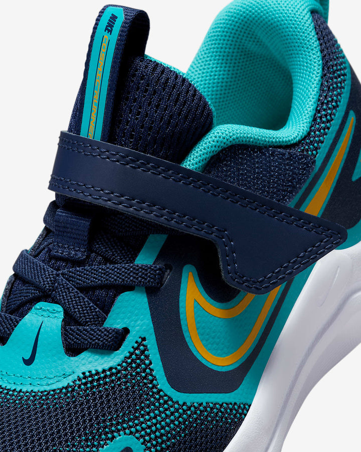 NIKE NIÑO ZAPATILLA COSMIC RUNNER PS MID NVY/ORNG-WHT