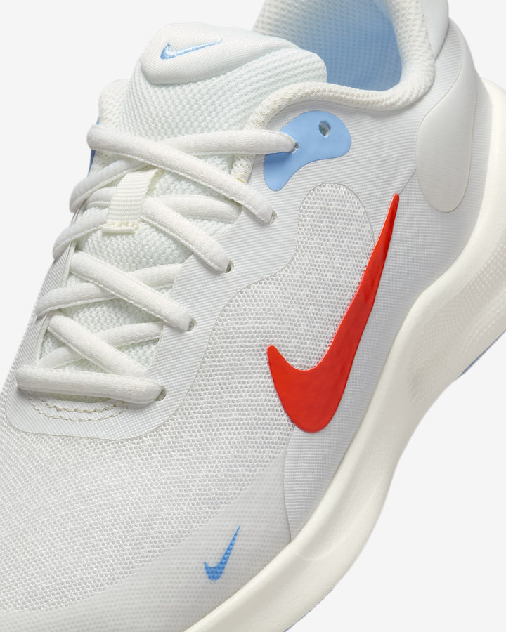 NIKE NIÑO ZAPATILLA REVOLUTION 7 GS SMMT WHT/PCNT RD/BL