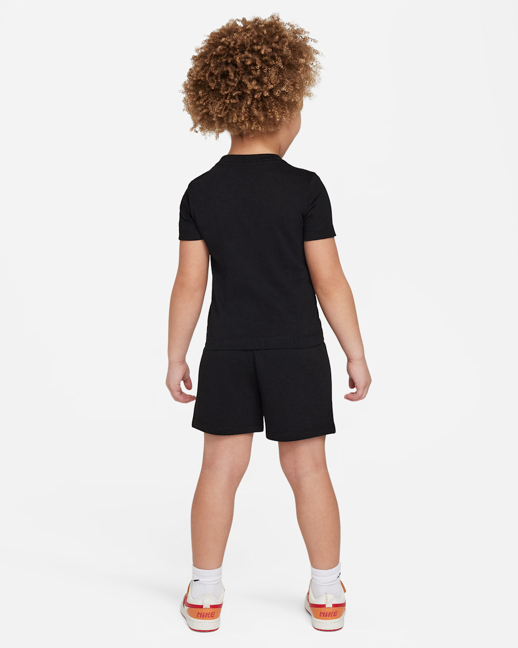 NIKE NIÑO CONJ. DE SHORT NKN CLUB LBR KNIT BLACK/WHITE
