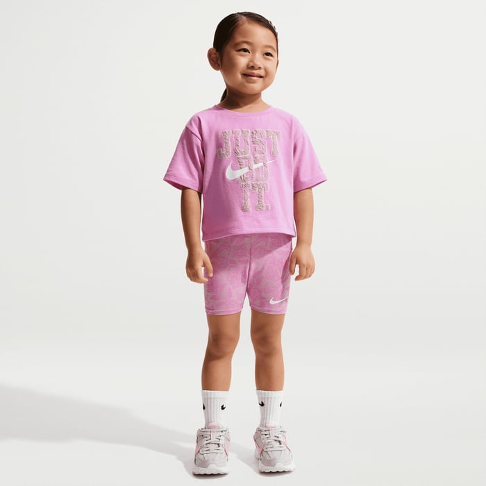 NIKE NIÑA CONJ. DE SHORT NKG LACE IT UP BIKE LIGHT MAGENTA