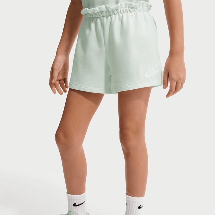 NIKE NIÑA CONJ. DE SHORT NKG FRENCH TERRY BARELY GREEN