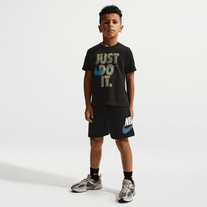 NIKE NIÑO TSHIRT IN THE ZONE GRAPHIC BLACK