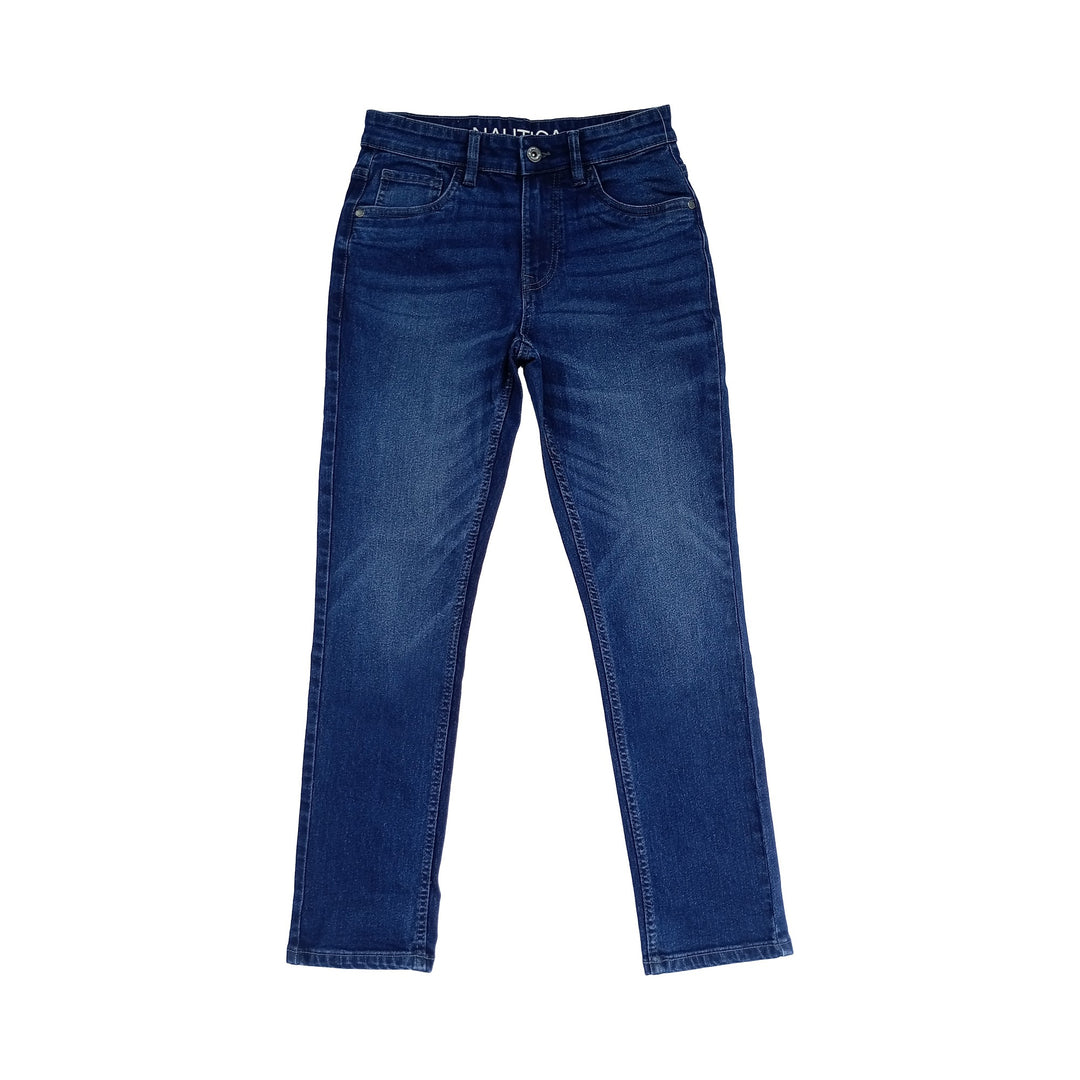 Nautica Jean Navy/Orange para Niño - frente