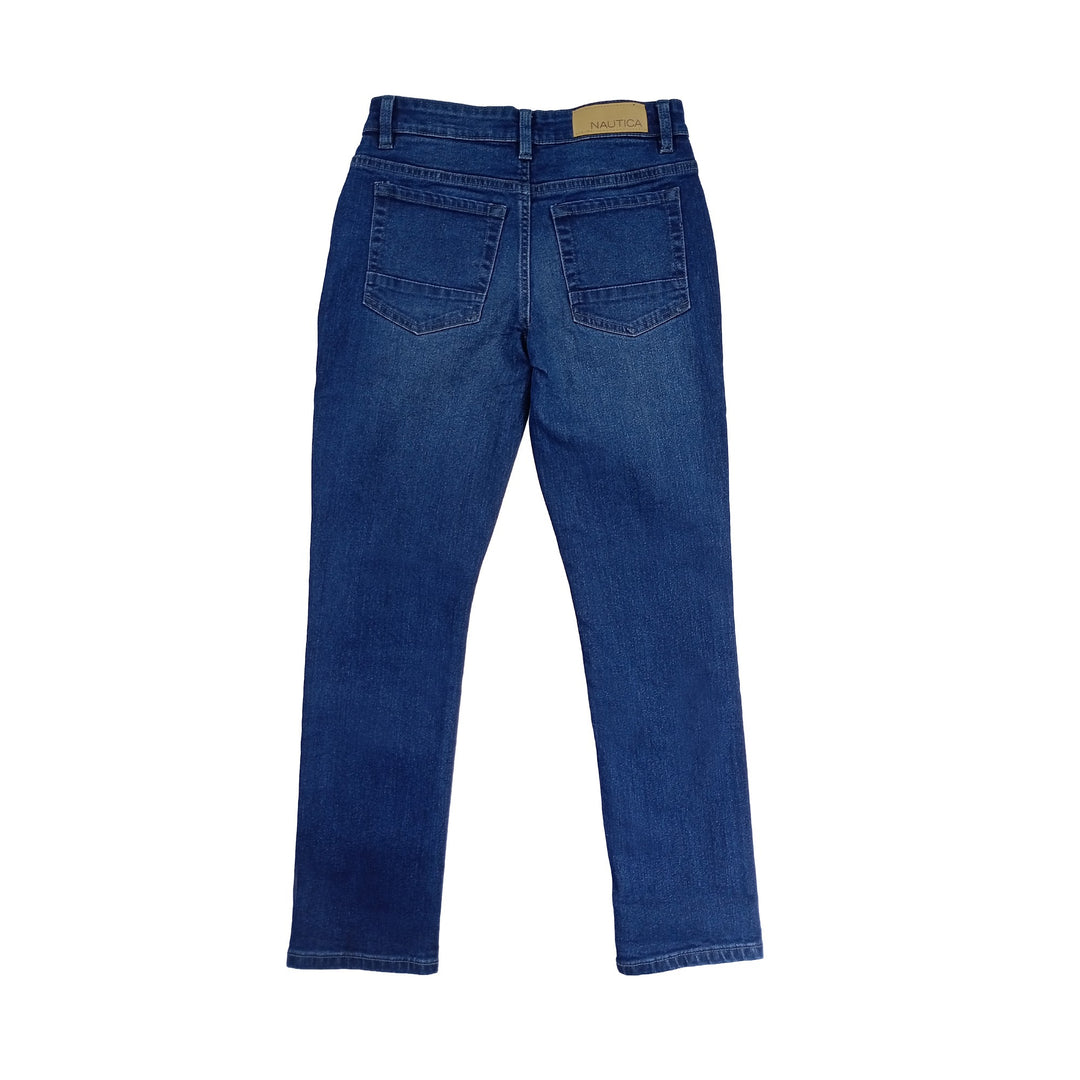 Nautica Jean Navy/Orange para Niño - espalda