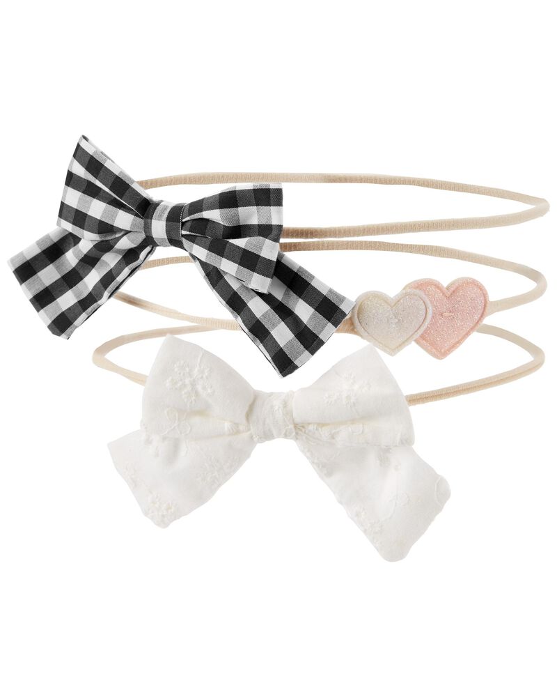 OSHKOSH BEBE NIÑA SET VINCHAS 3PK 120 BOWS HEARTS