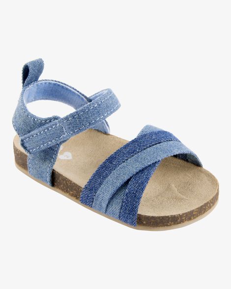 OSHKOSH BEBE NIÑA SANDALIA CHAMBRAY