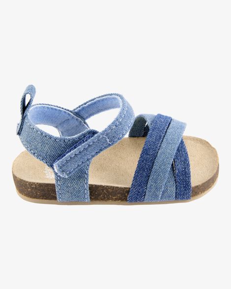 OSHKOSH BEBE NIÑA SANDALIA CHAMBRAY