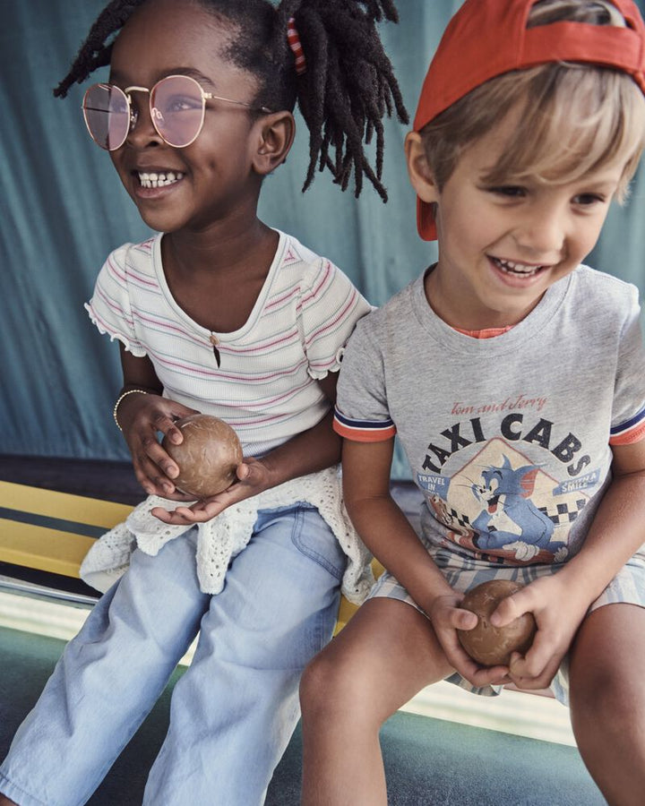 OSHKOSH NIÑA BLUSA RIB TIE TOP STRIPE