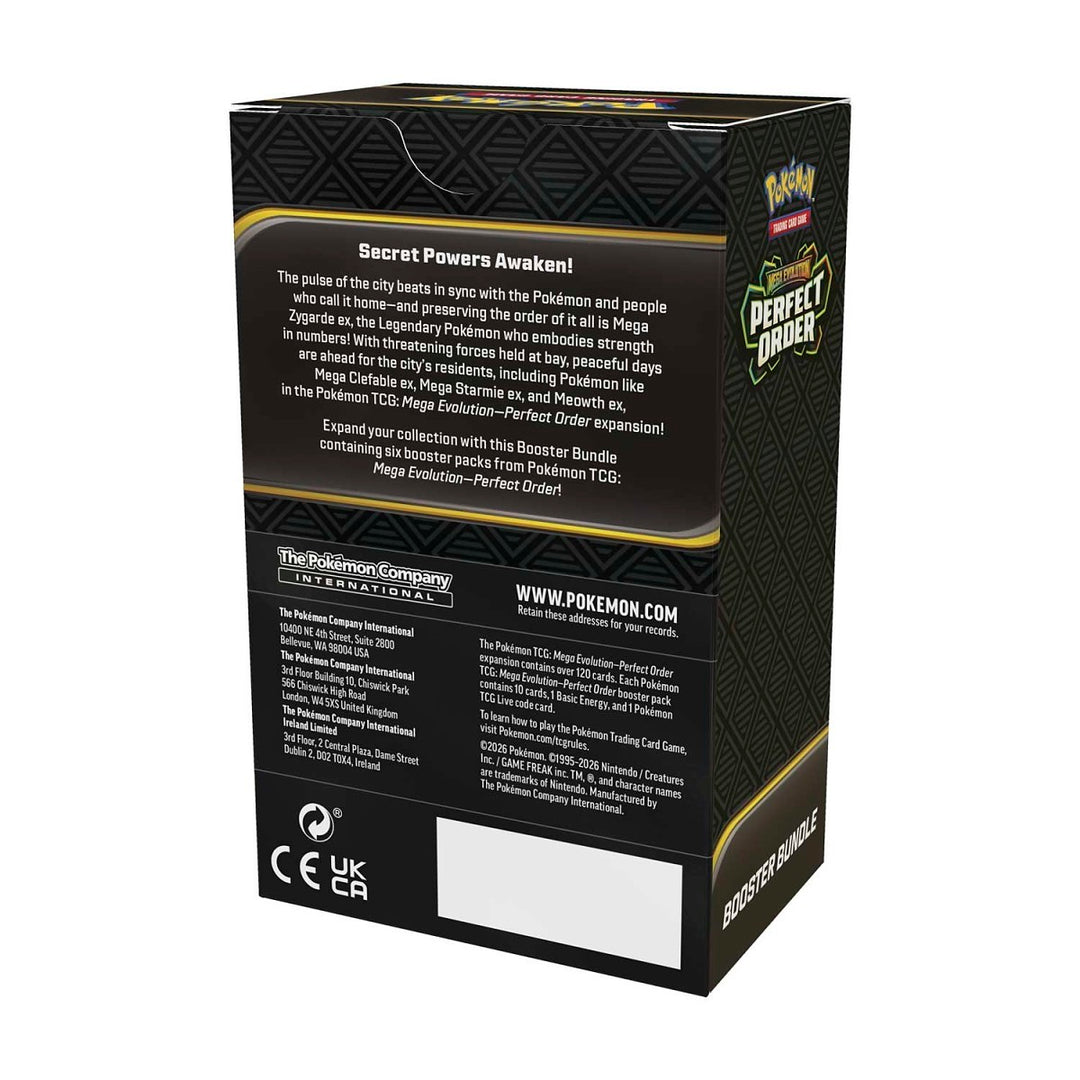 POKEMON MEGA EVOLUTION PERFECT ORDER EXPANSION BOOSTER BUNDLE