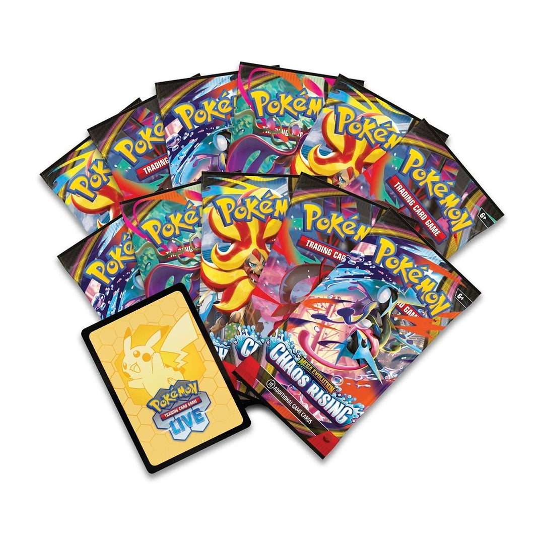 POKEMON MEGA EVOLUTION CHAOS RISING EXPANSION ELITE TRAINER BOX