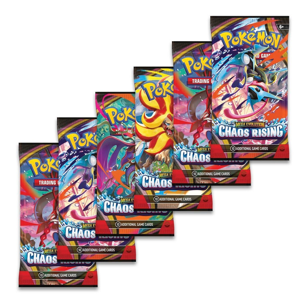 POKEMON MEGA EVOLUTION CHAOS RISING EXPANSION BOOSTER BUNDLE