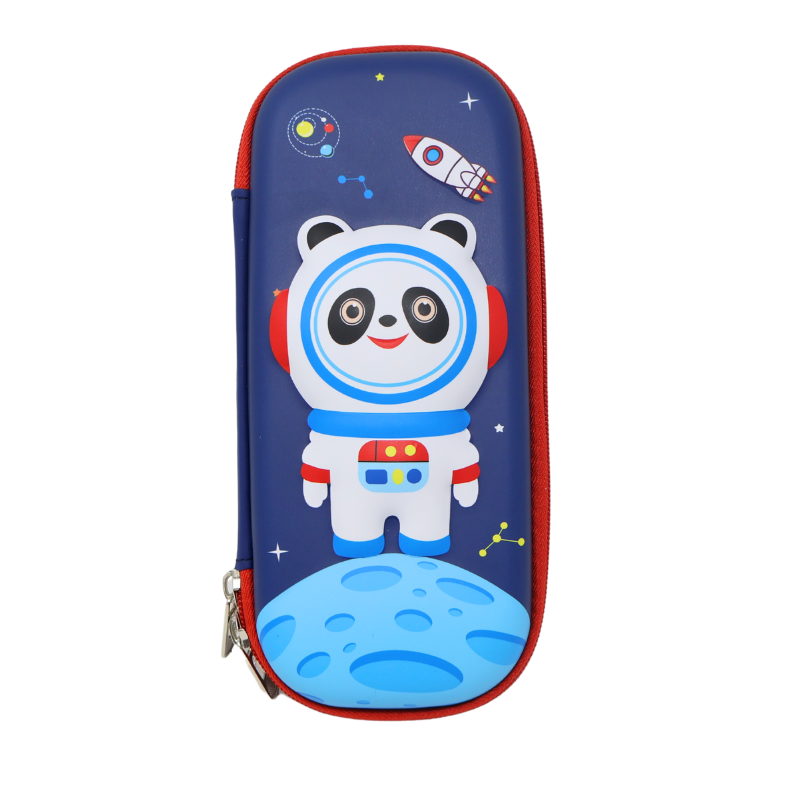 WOLFY CARTUCHERA PENCIL CASE PANDA BLUE