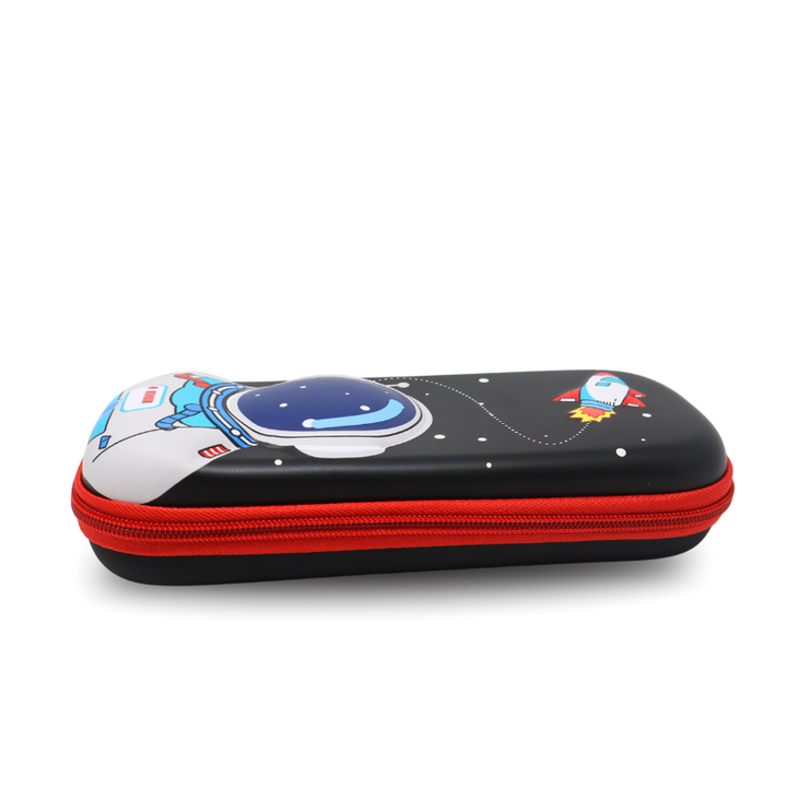 Wolfy Cartuchera Pencil Case Space Rocket Azul Marino